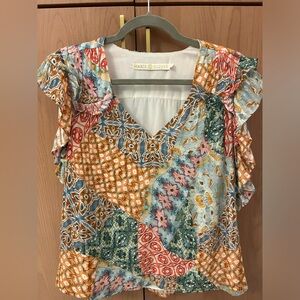 Marie Oliver Sleeveless Top Size Small